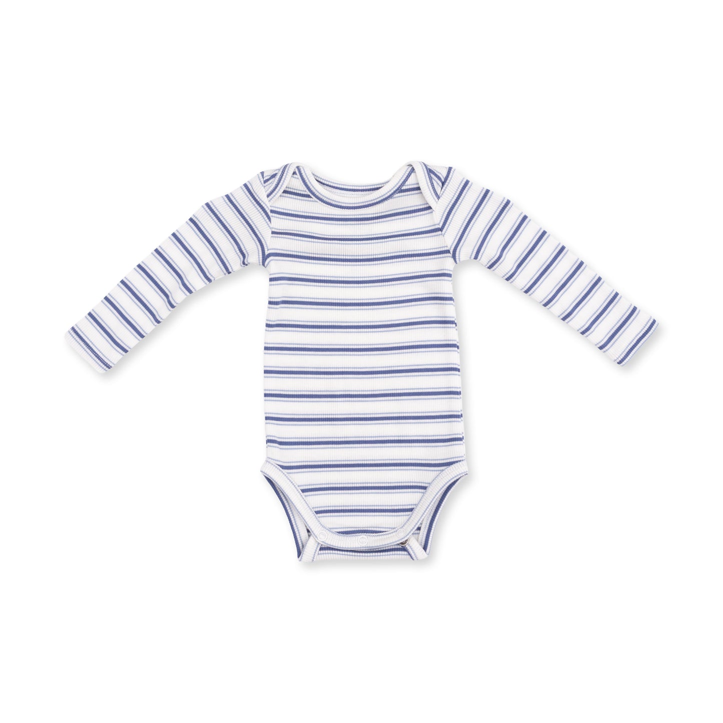 Vintage Stripe Blue - Long Sleeve Bodysuit