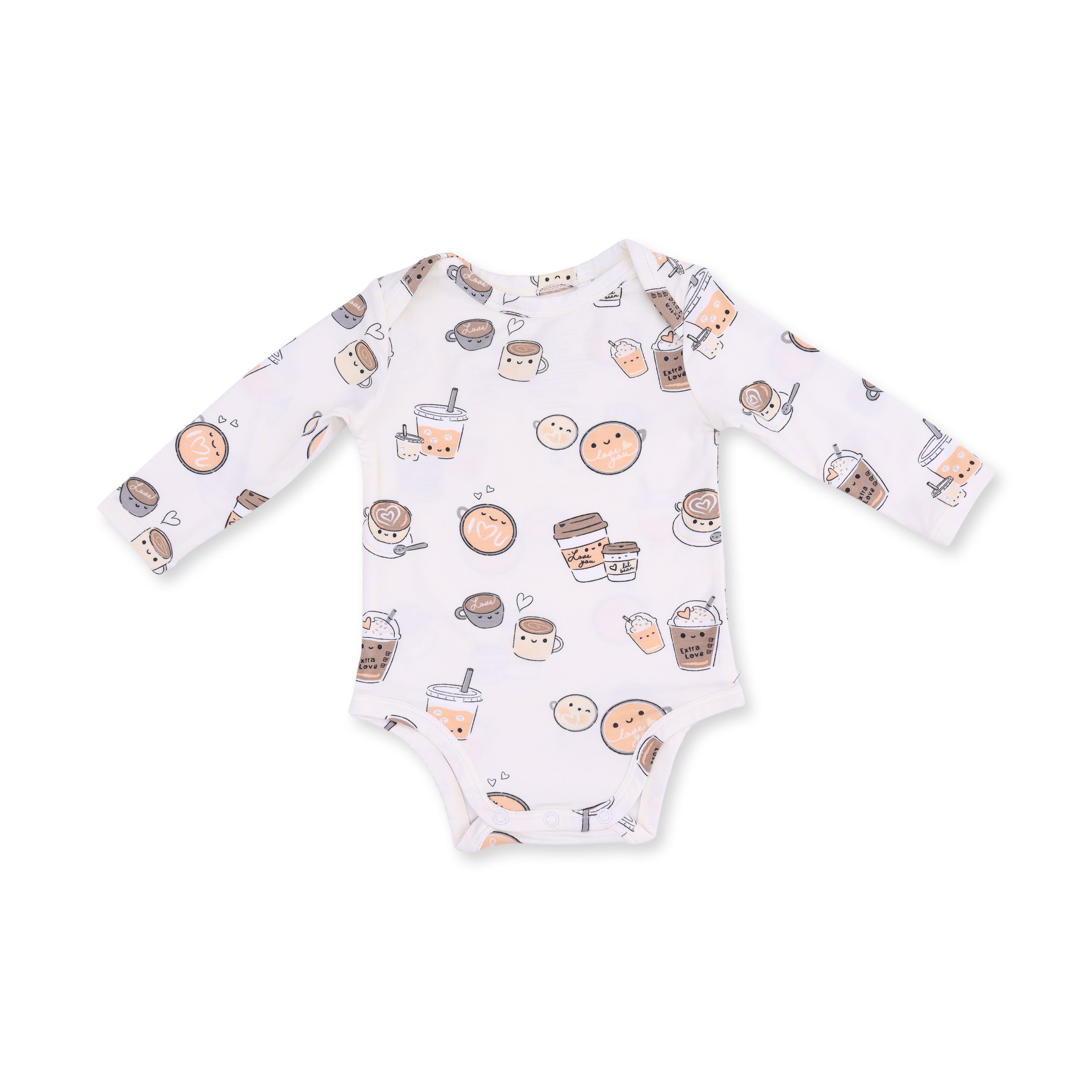Love you A Latte - Long Sleeve Bodysuit