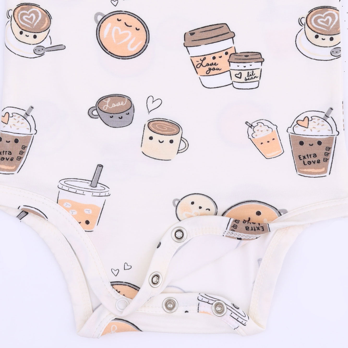 Love you A Latte - Long Sleeve Bodysuit