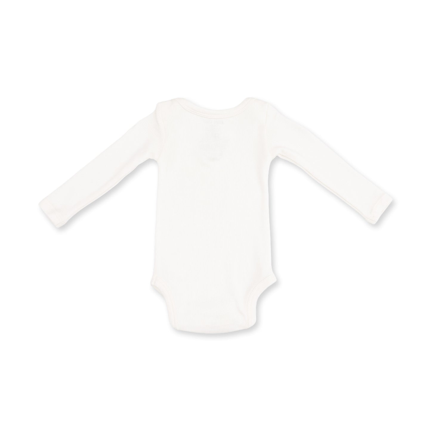 Solid Snow White - Lap Shoulder Bodysuit