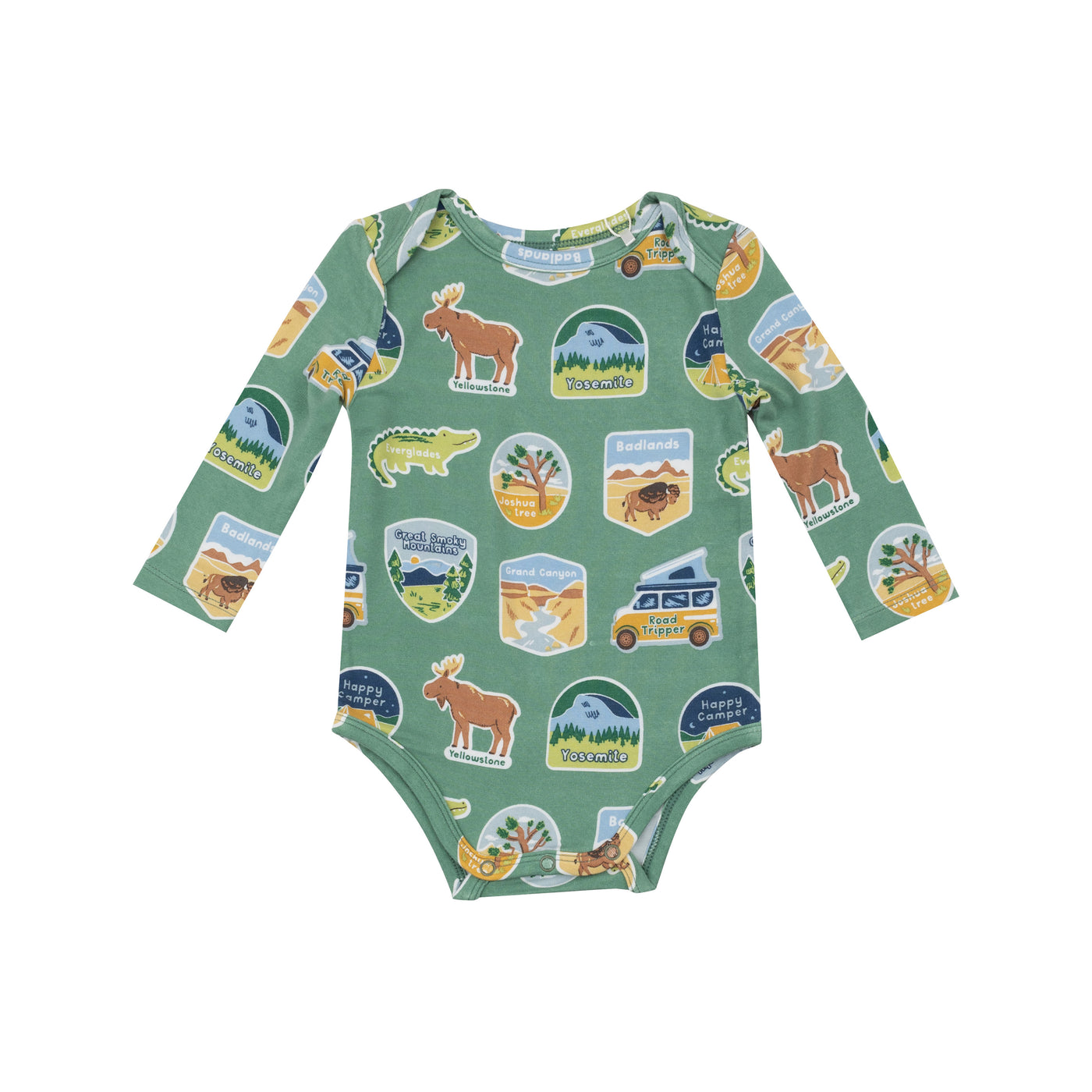 Bodysuit - National Park Stickers-Angel Dear