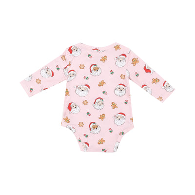 Bodysuit - Vintage Santas Pink-Angel Dear