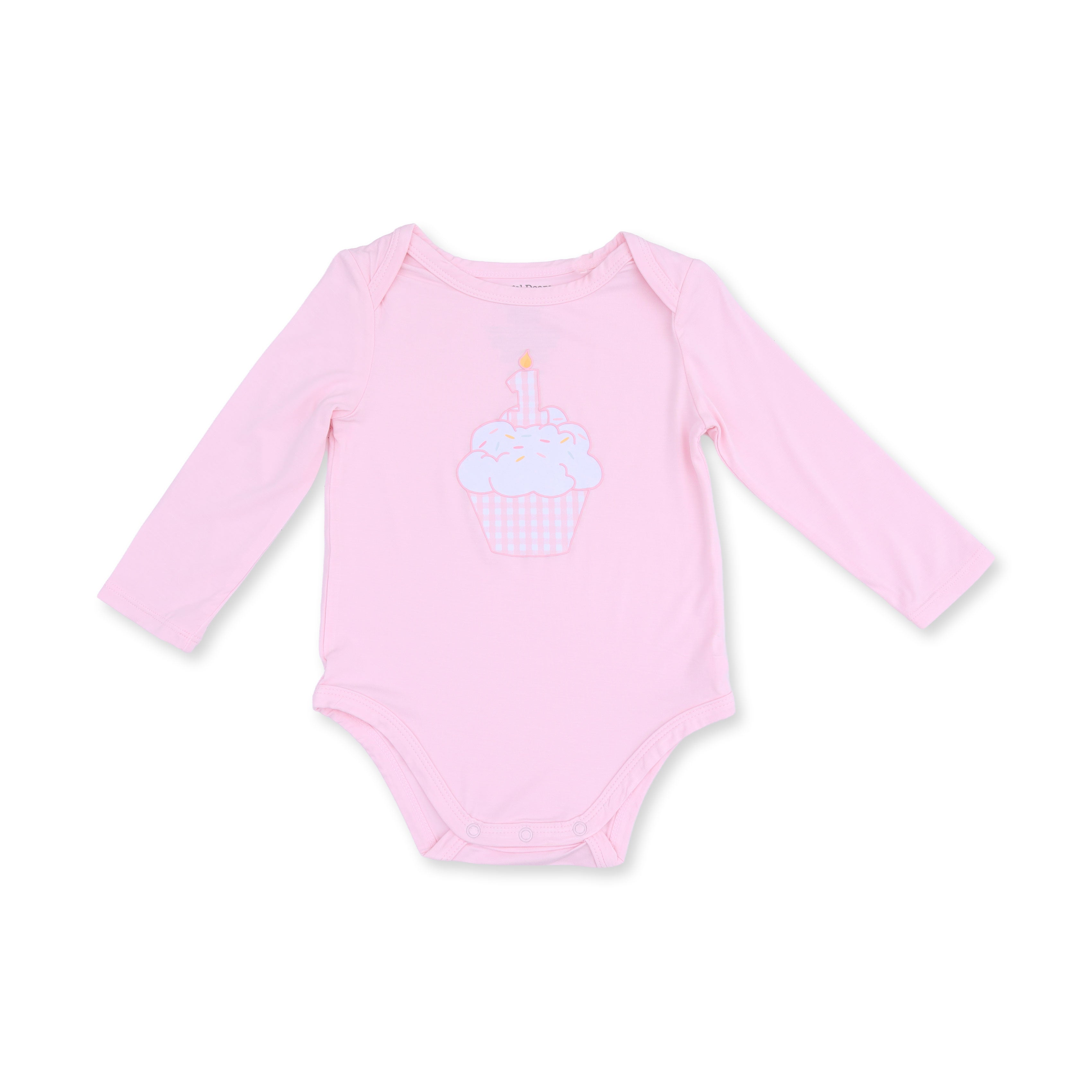 First Birthday Pink - Long Sleeve Bodysuit