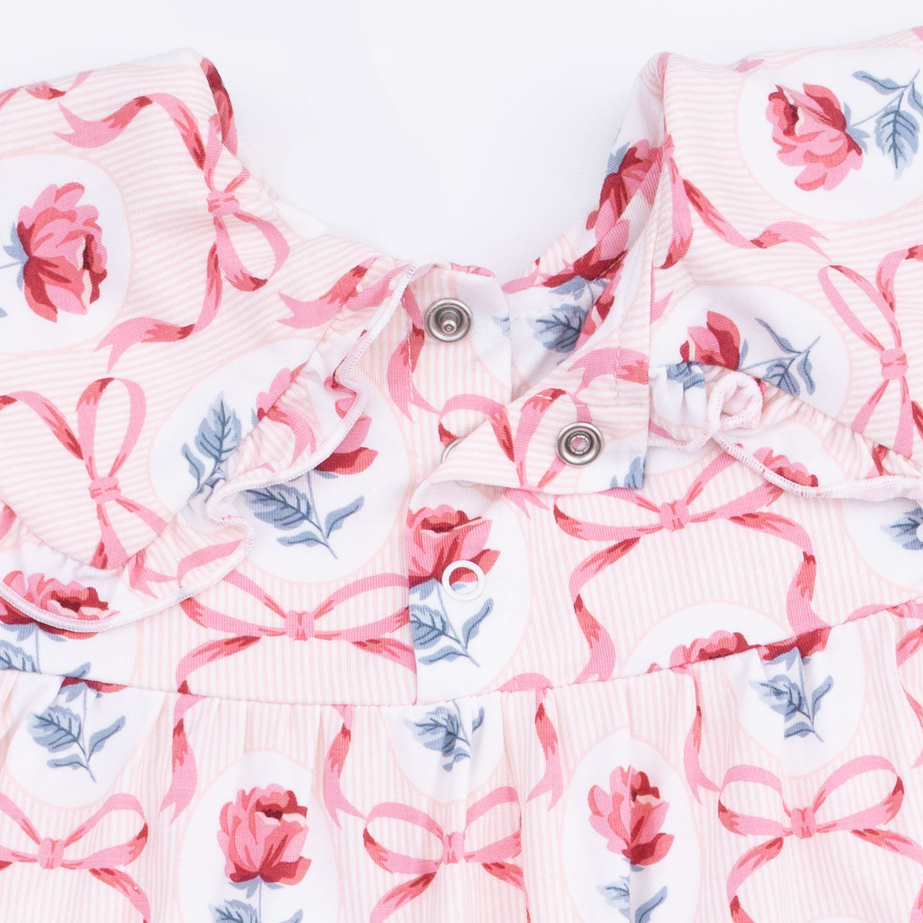 Leslie Rose - Sofia Dress with Oversize Collar and Bloomer