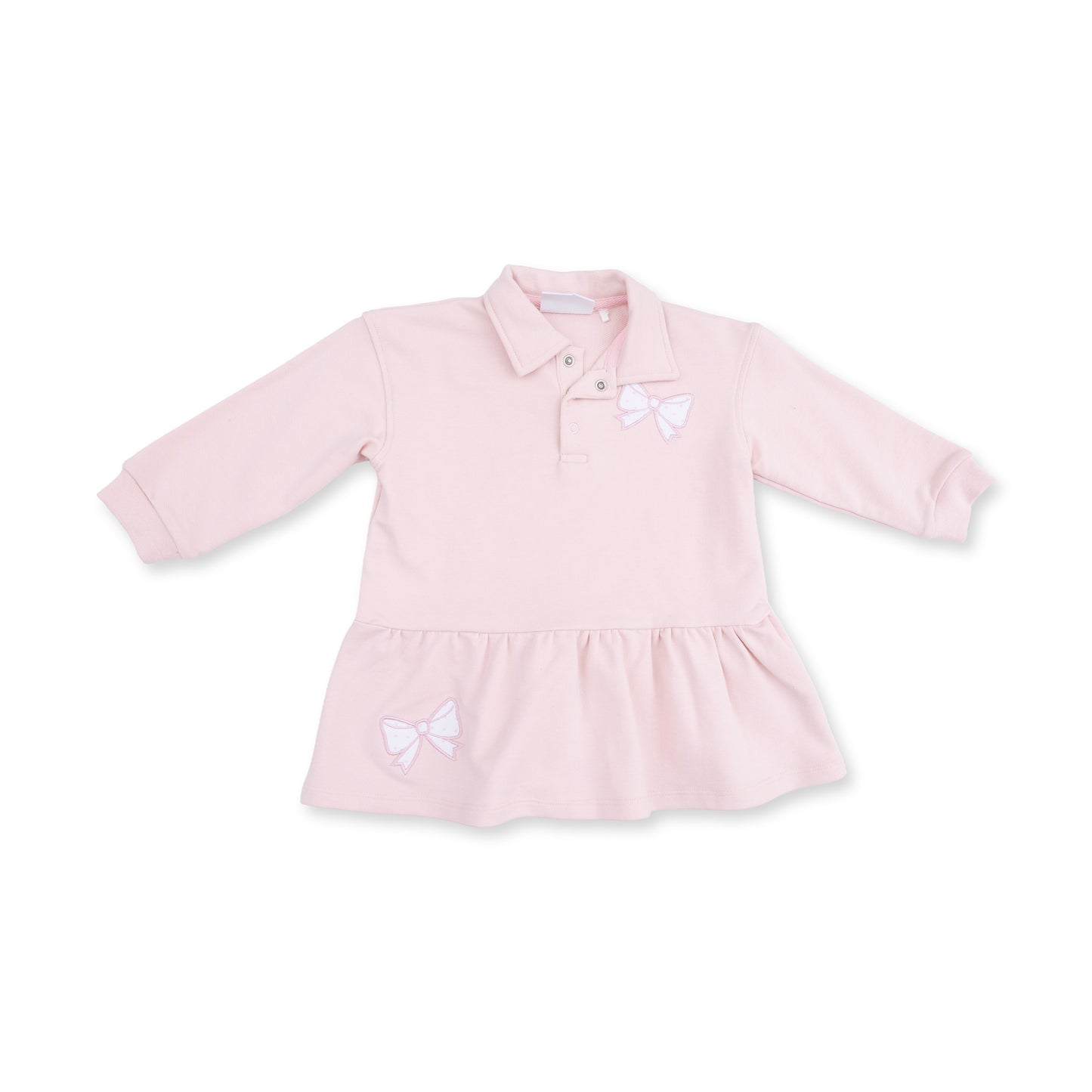 Veiled Pink Bows - Polo Dress and Legging