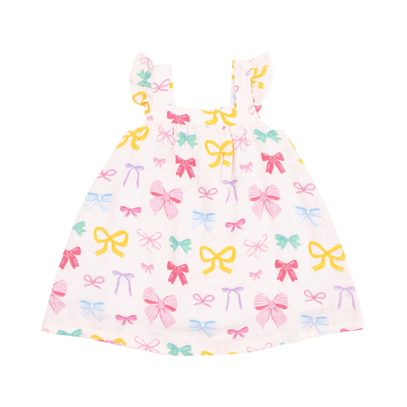 Sundress & Diaper Cover - Colorful Bows