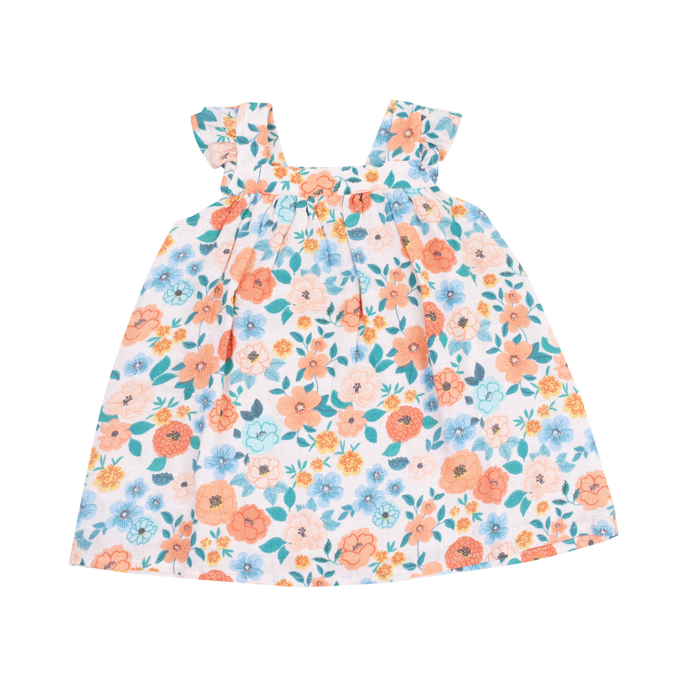 Sundress & Diaper Cover - Flower Cart