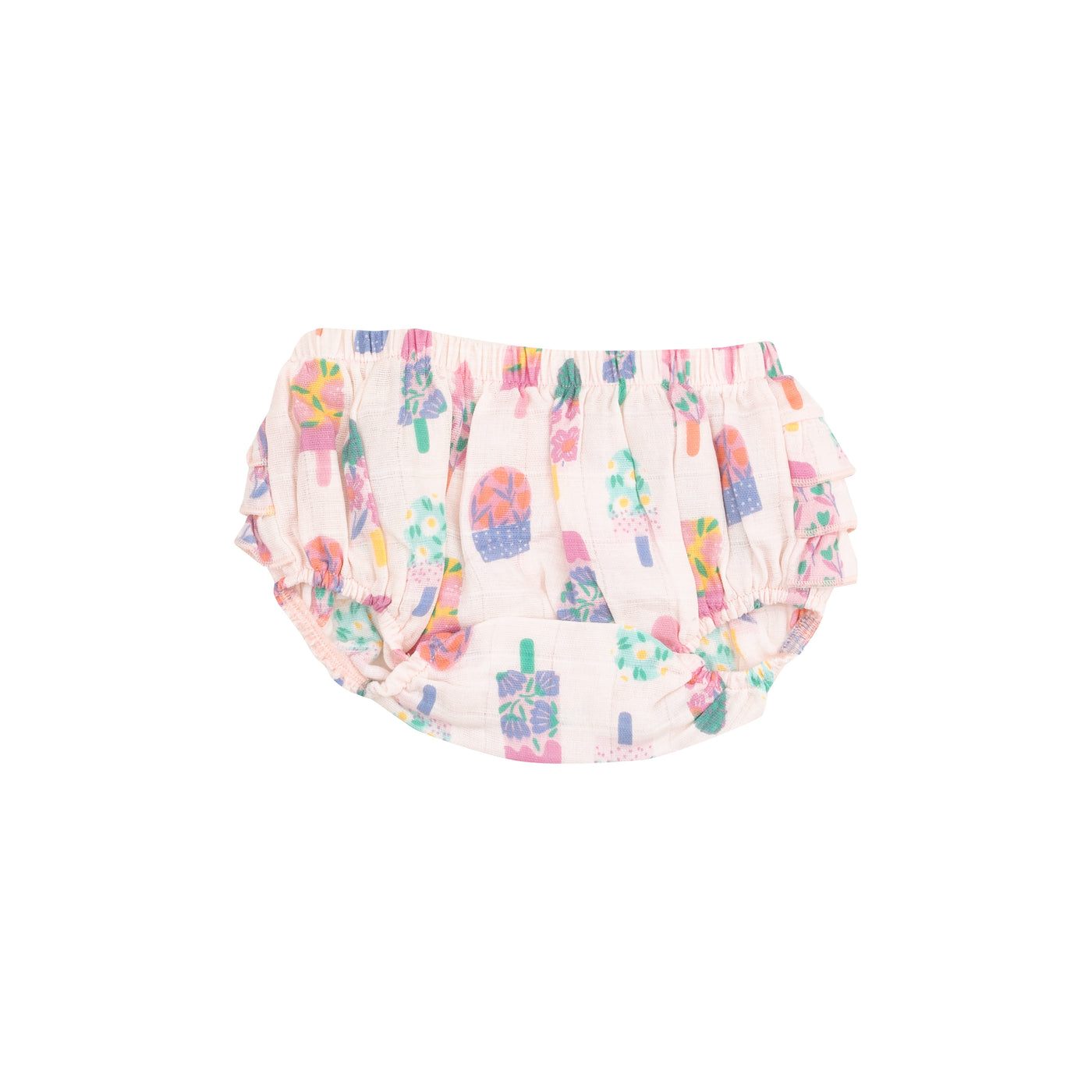 Sundress & Diaper Cover - Floral Popsicles