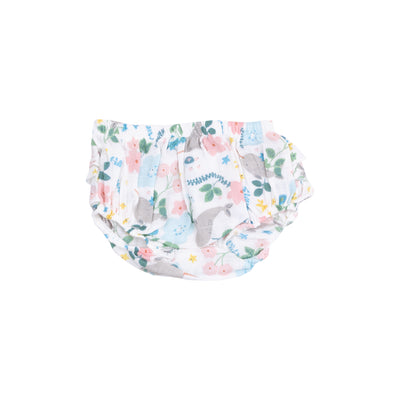 Sundress & Diaper Cover - Narwhal Floral