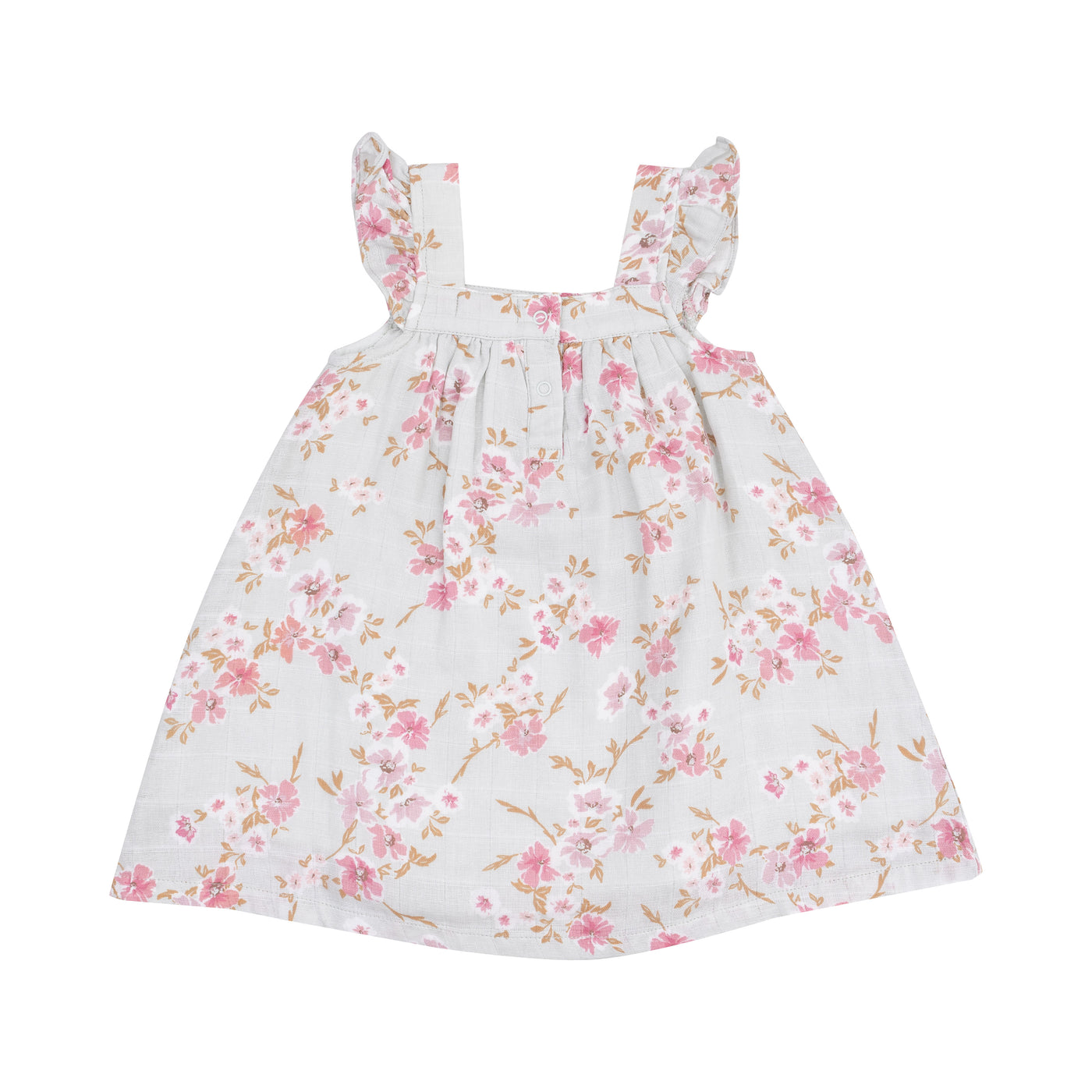 Sundress & Diaper Cover - Pink Phlox Floral