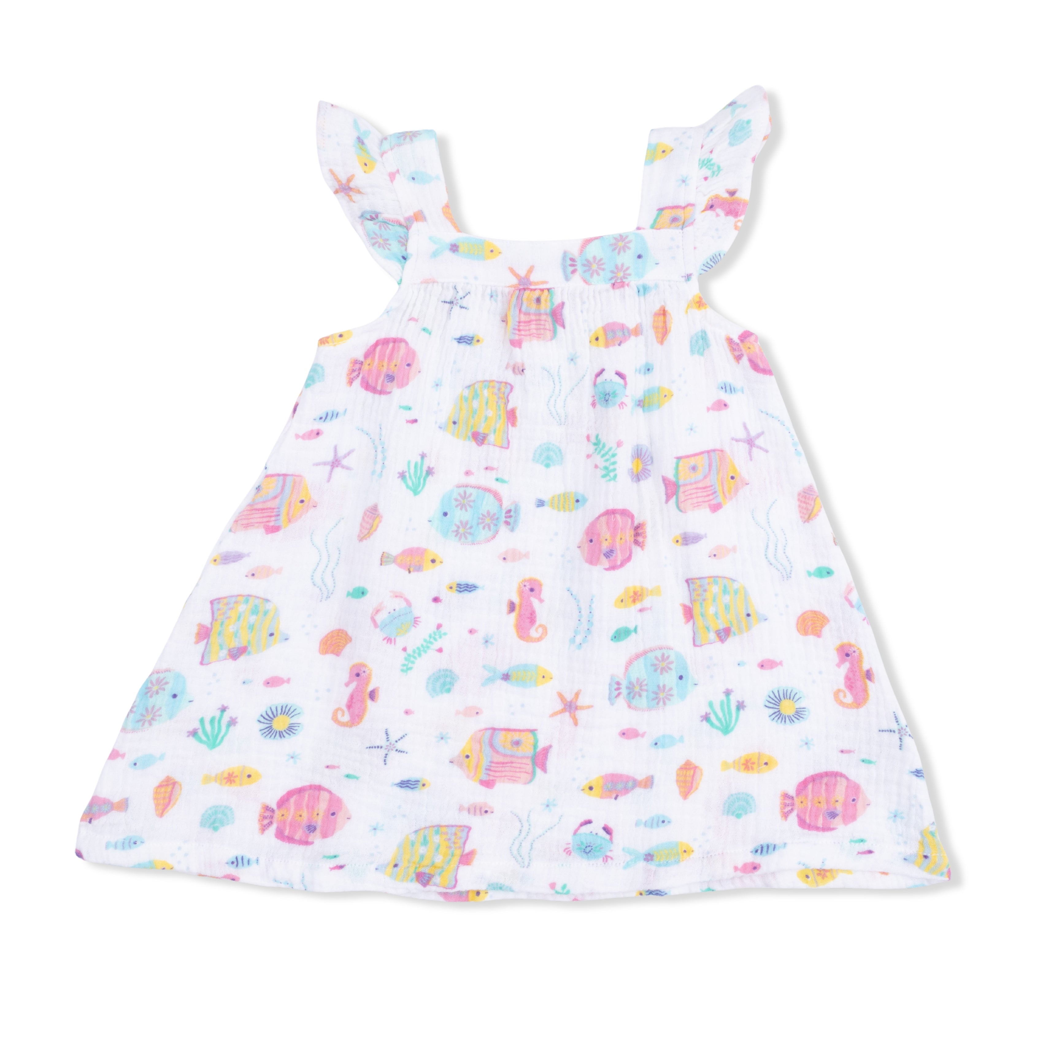 Sunny Coral Reef Fish - Sundress and Bloomer-Angel Dear
