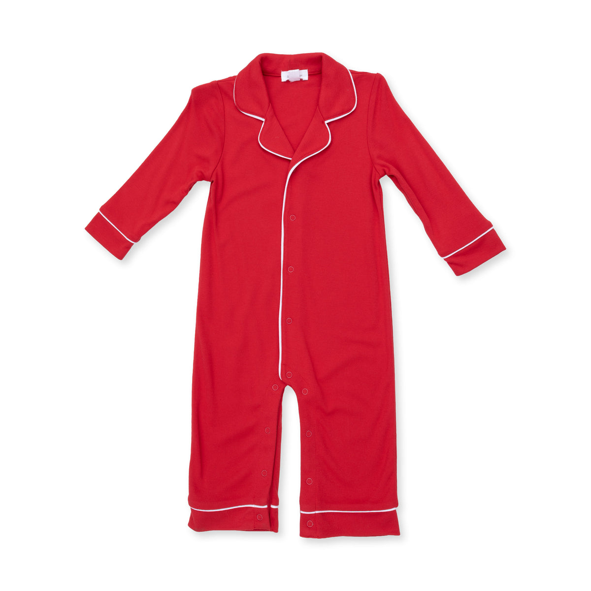 Ribbon Red - Long Sleeve Coat Style Romper