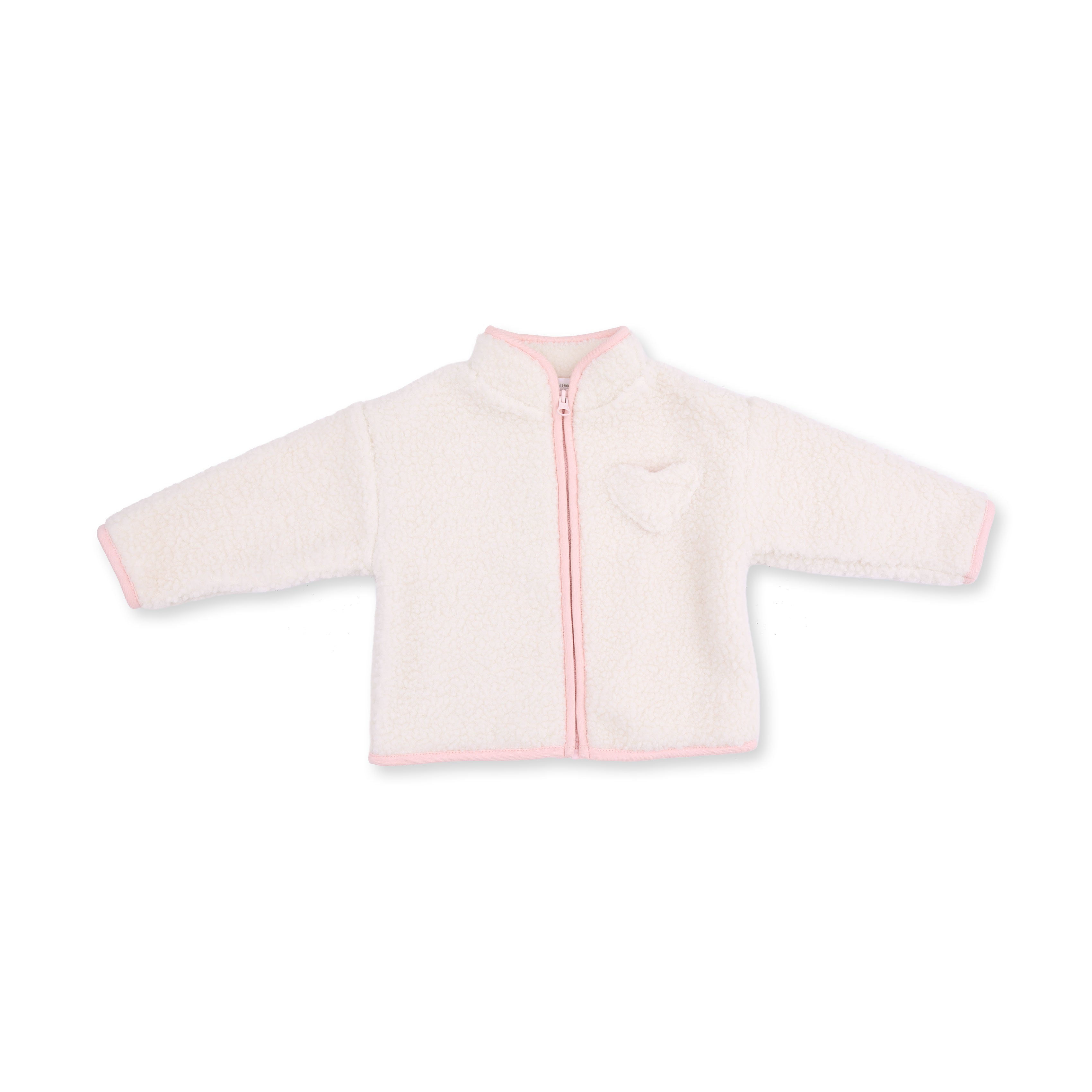 Sherpa - Zip Jacket With Lining Pink