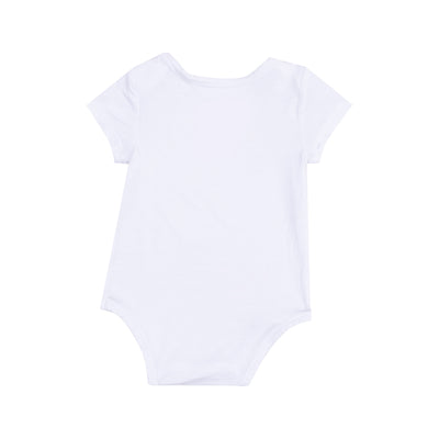 Short Sleeve Bodysuit - Solid White