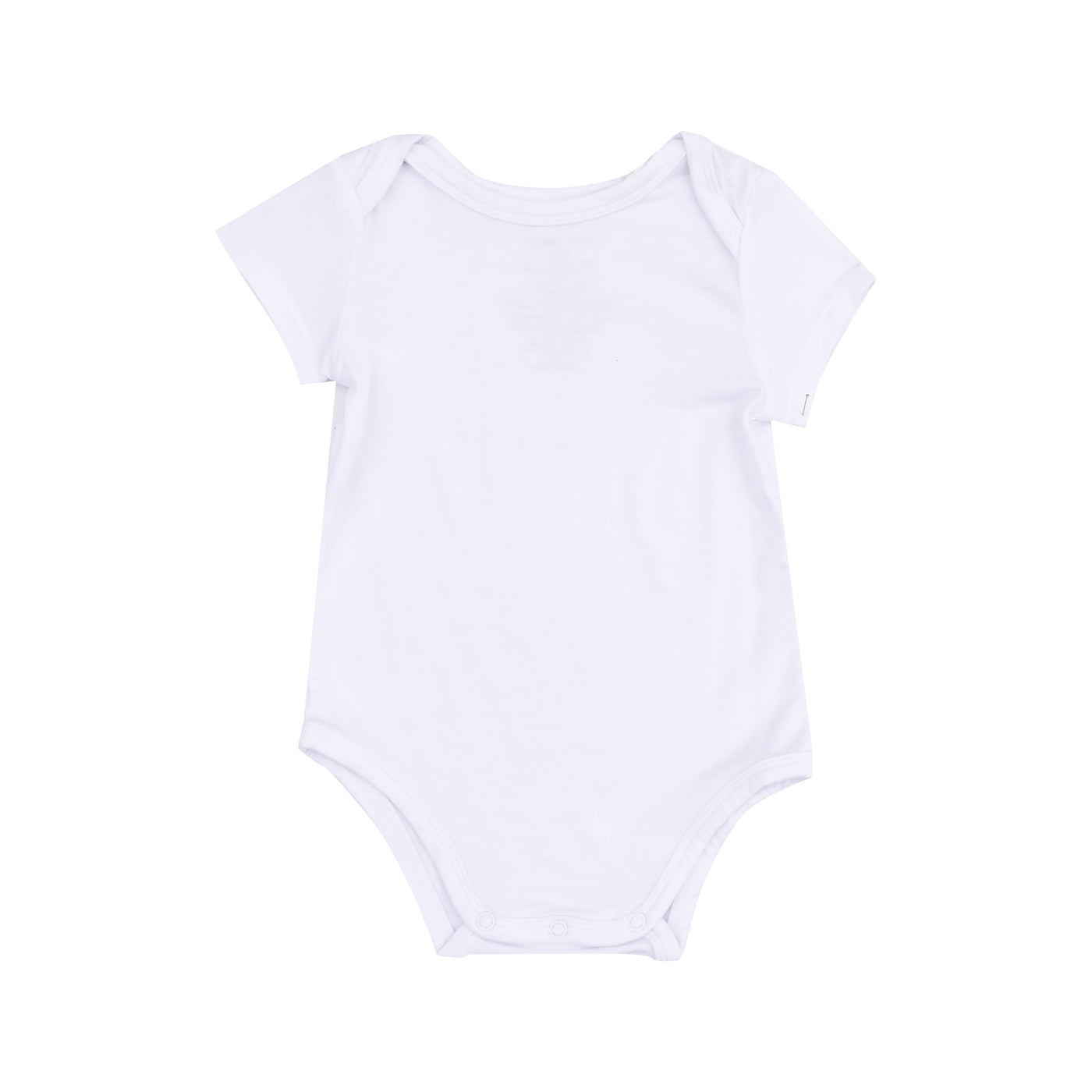 Short Sleeve Bodysuit - Solid White