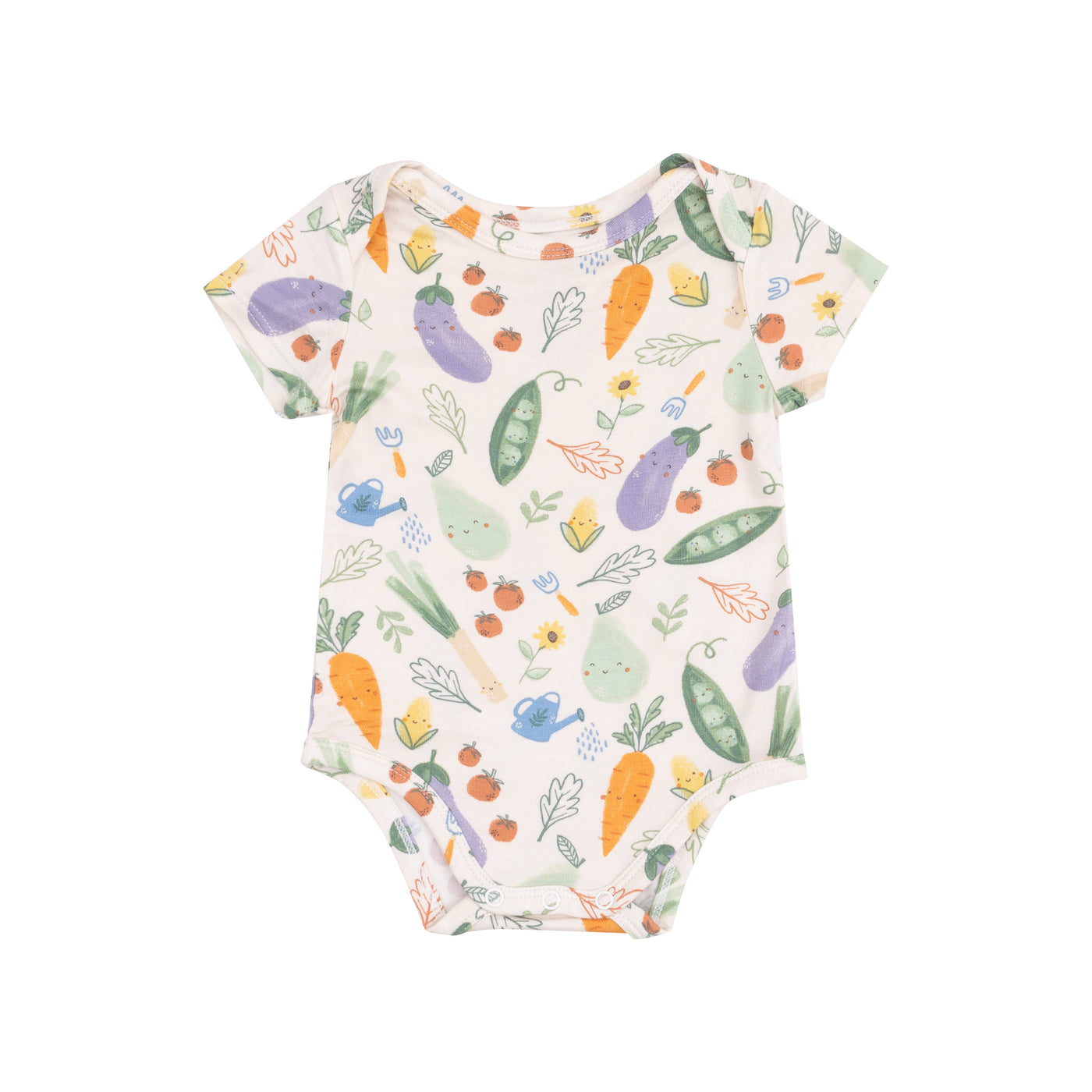 Short Sleeve Bodysuit - Veggie Patch