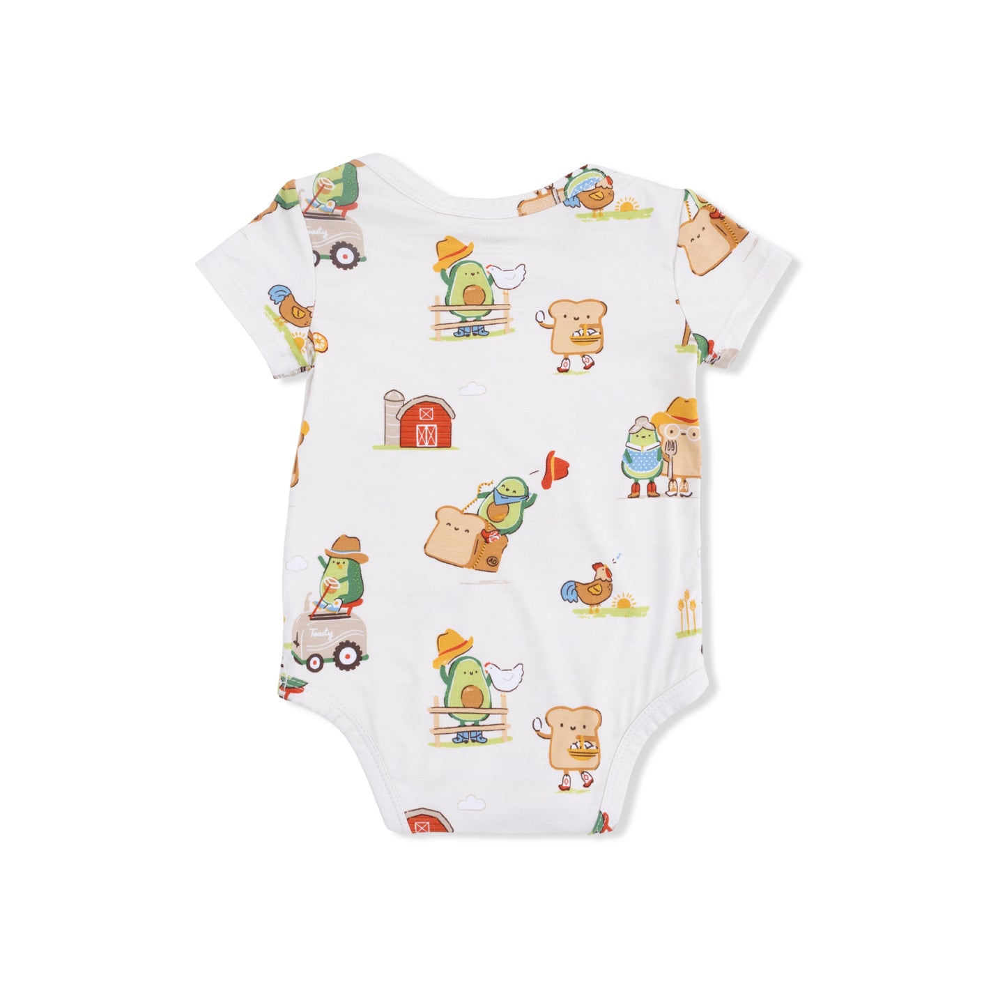 Avocado Toast - American Gothic - Short Sleeve Bodysuit-Angel Dear