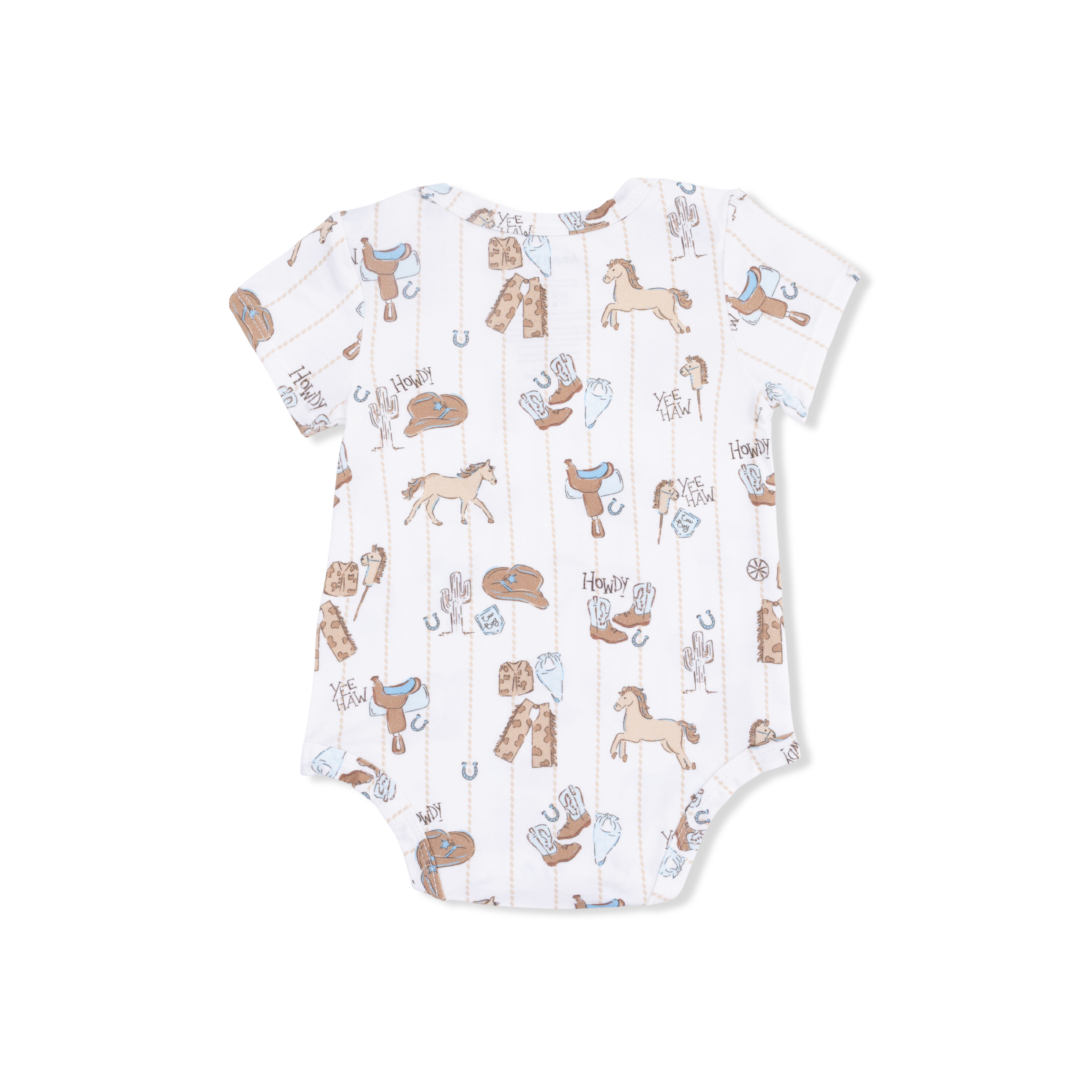 Cowboy Nursery - Short Sleeve Bodysuit-Angel Dear