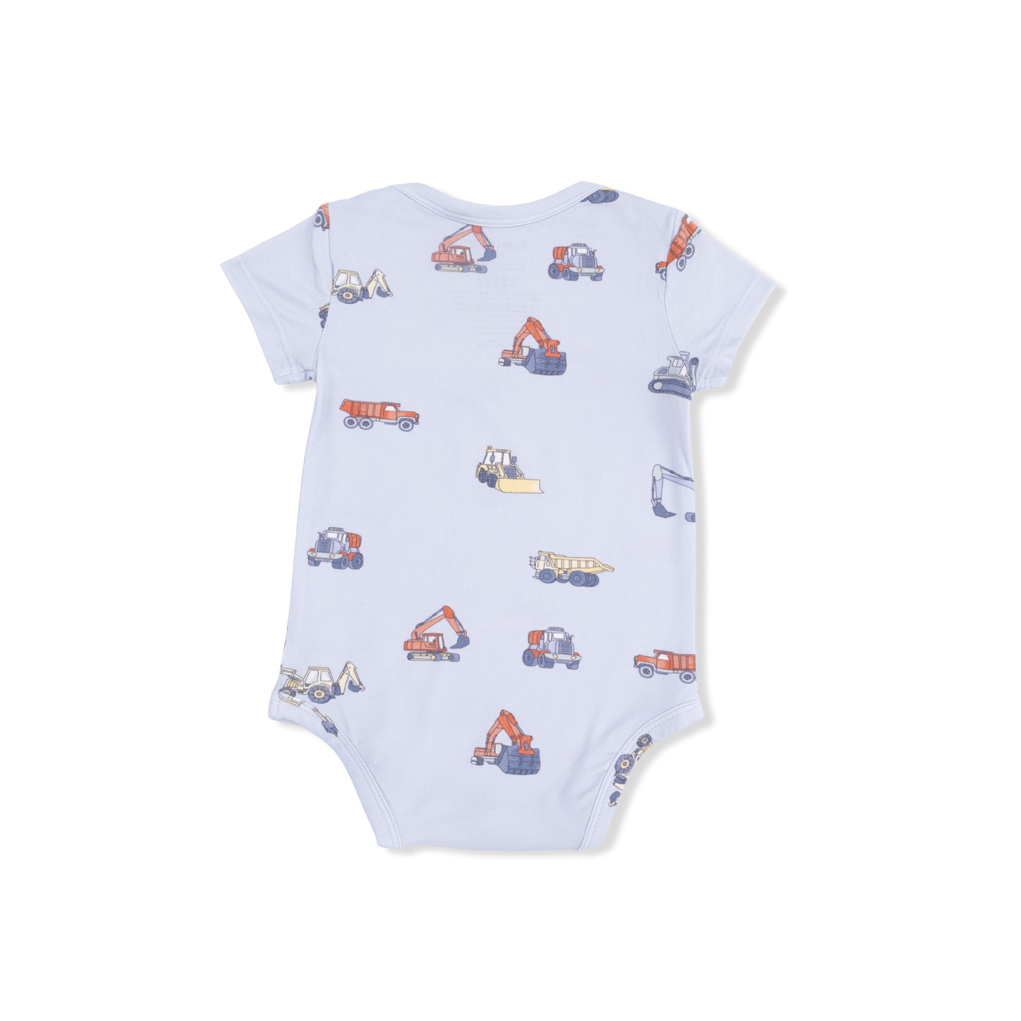 Construction Vehicles - Short Sleeve Bodysuit-Angel Dear