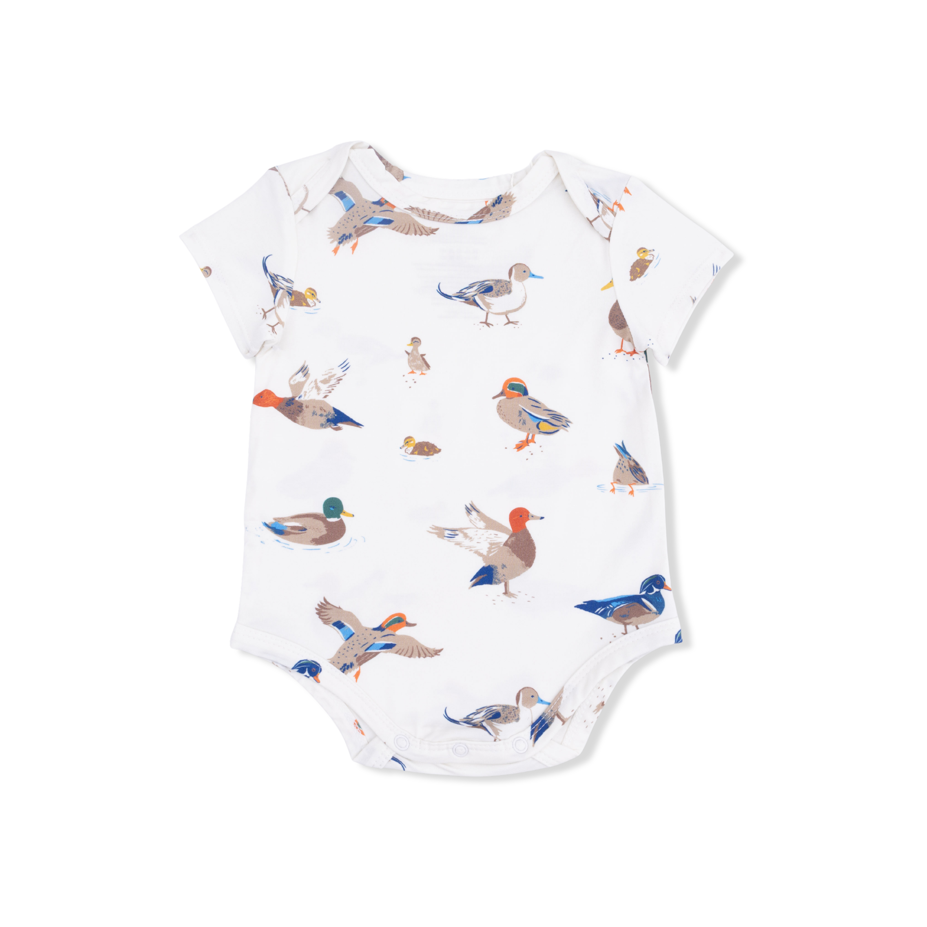 Ducks - Short Sleeve Bodysuit-Angel Dear