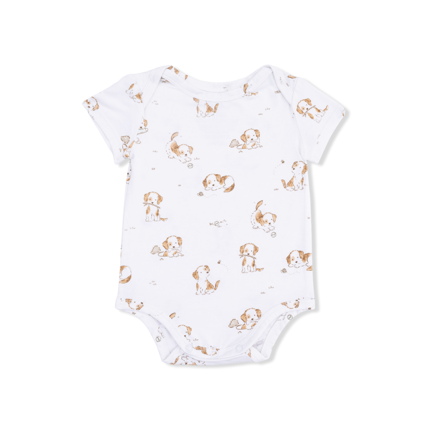 Explorer Puppy - Short Sleeve Bodysuit-Angel Dear