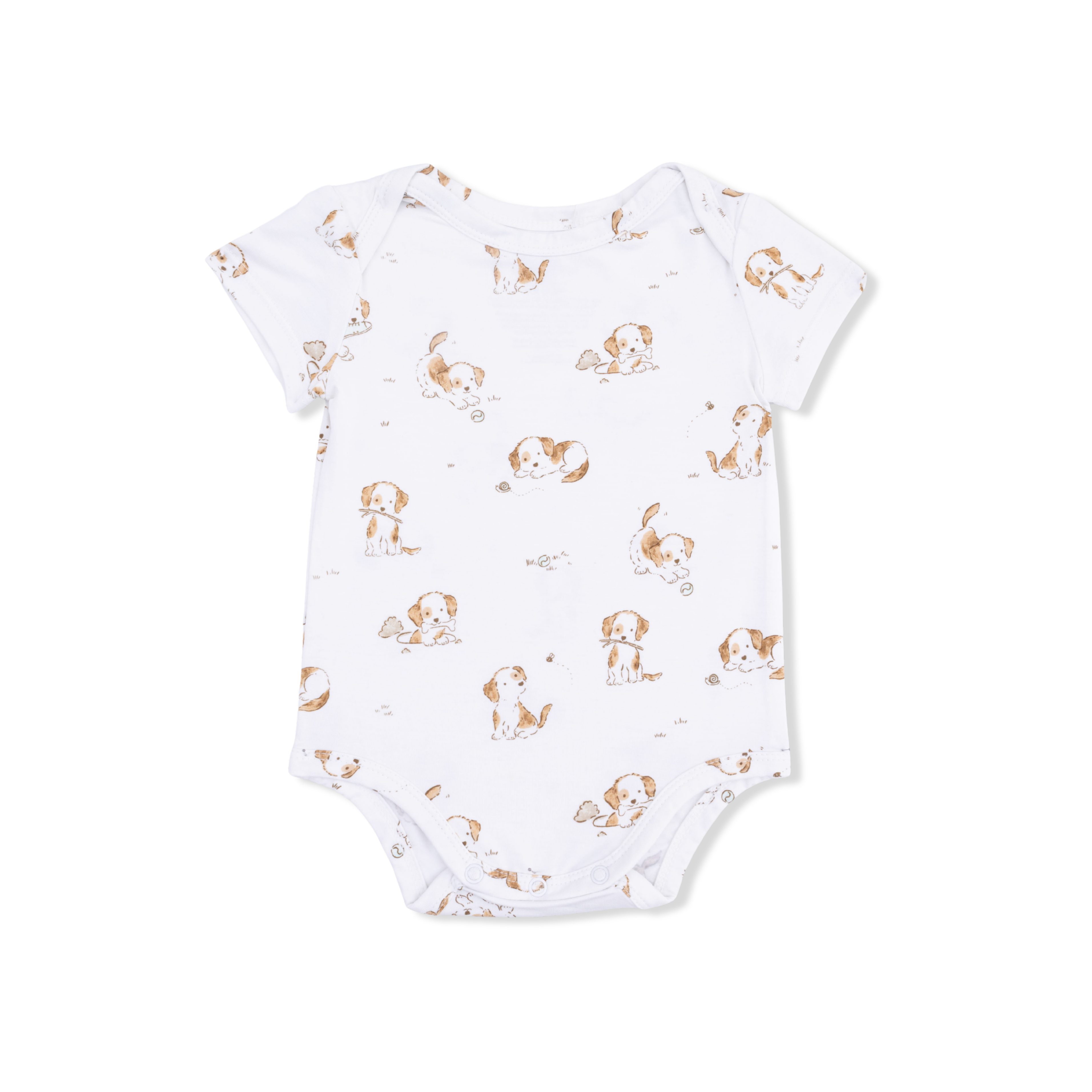Explorer Puppy - Short Sleeve Bodysuit-Angel Dear
