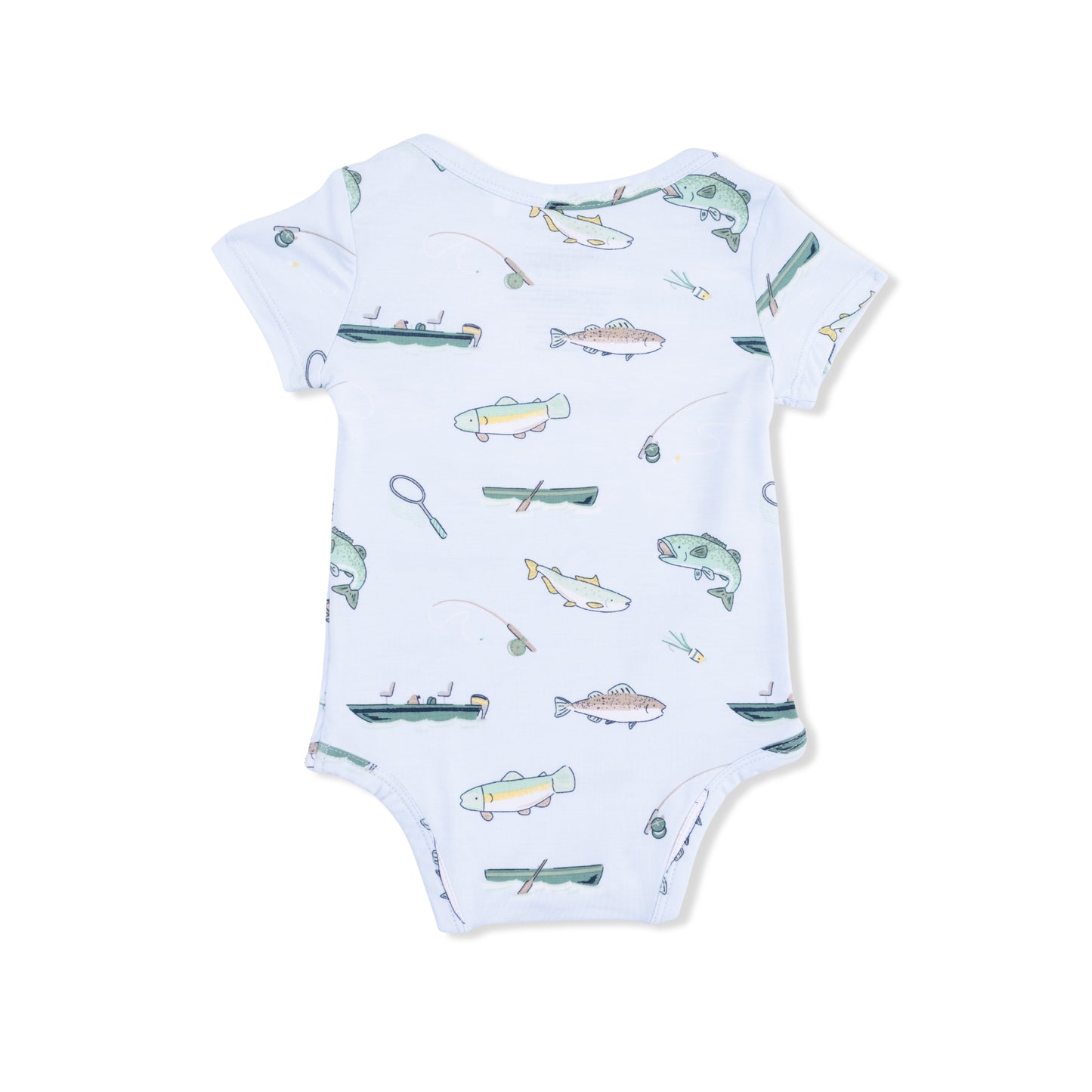 Fishing - Short Sleeve Bodysuit-Angel Dear