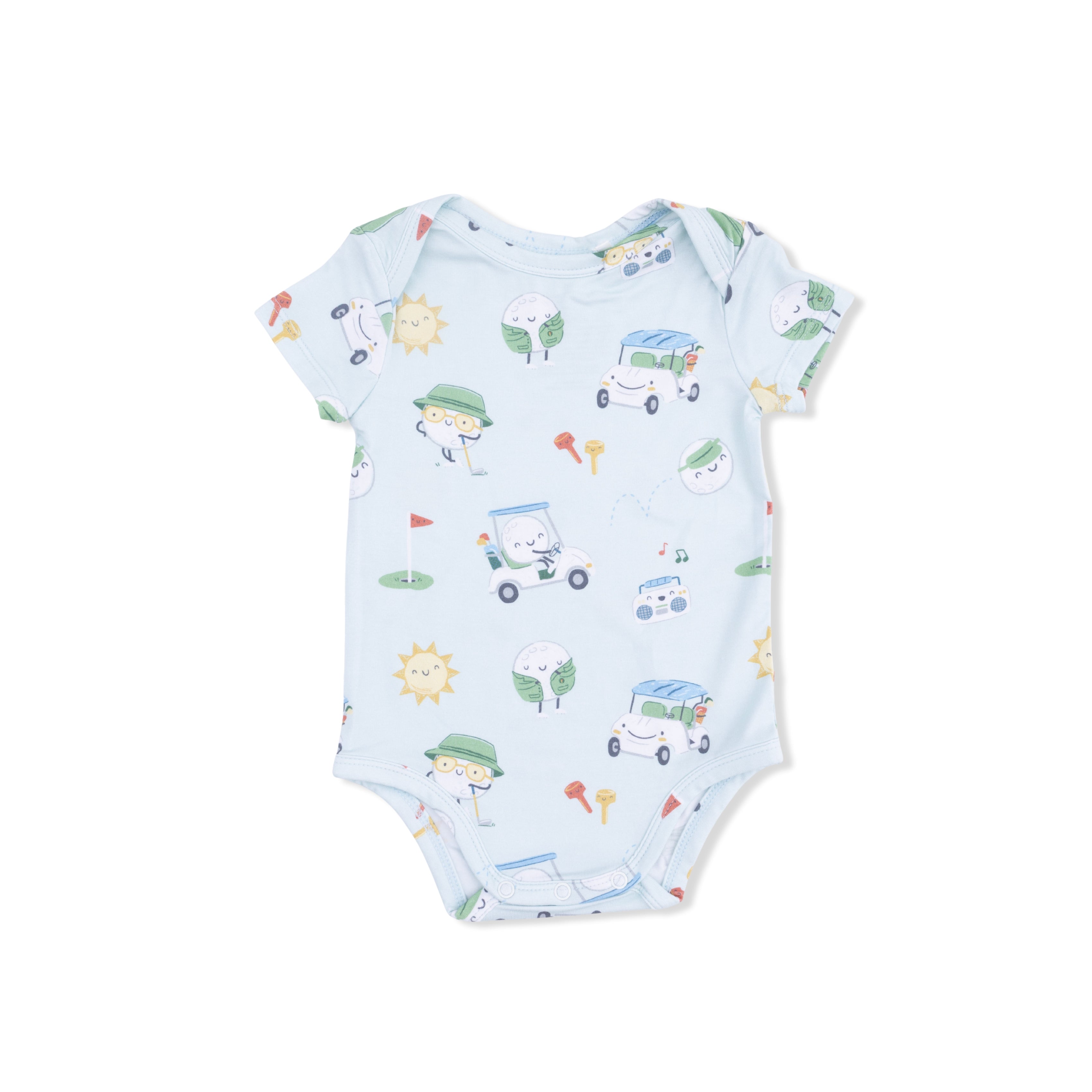 Golf Pros - Short Sleeve Bodysuit-Angel Dear