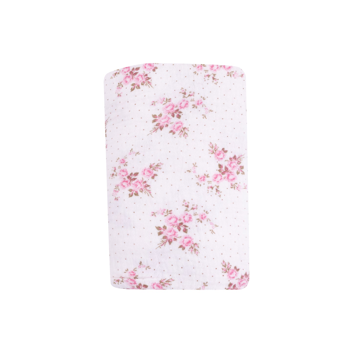 Swaddle Blanket in our  Belle Rosette Dot print from Angel Dear