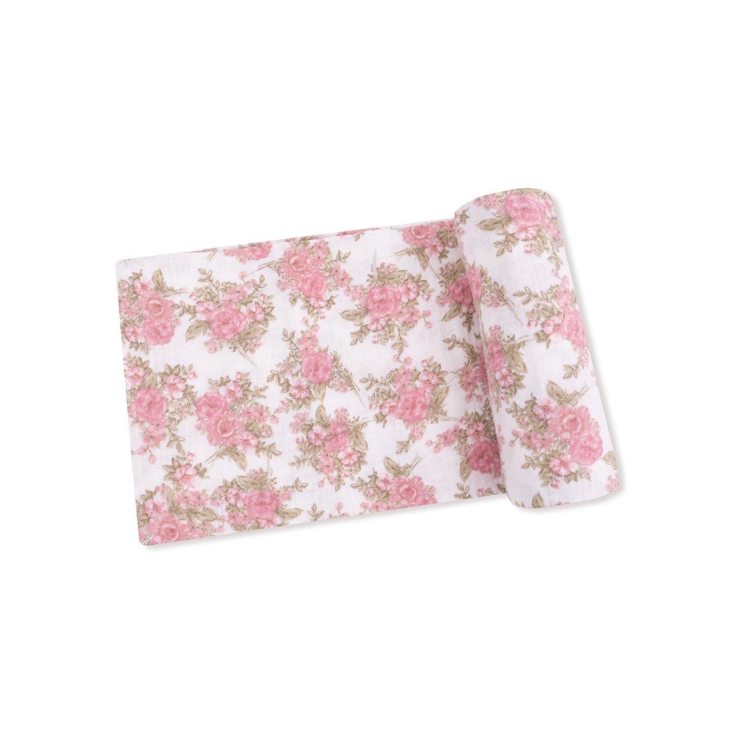Swaddle Blanket in our  Heirloom Bouquets print from Angel Dear