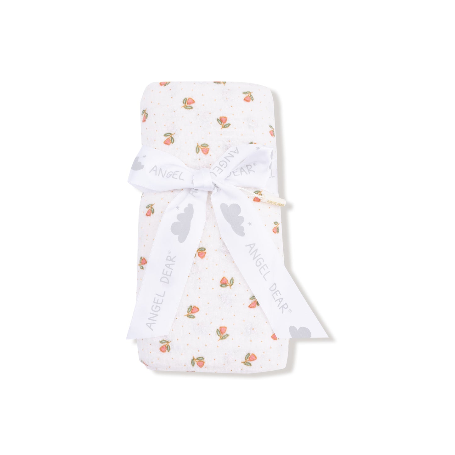 Swaddle Blanket in our  Petite Pointe Fleur print from Angel Dear