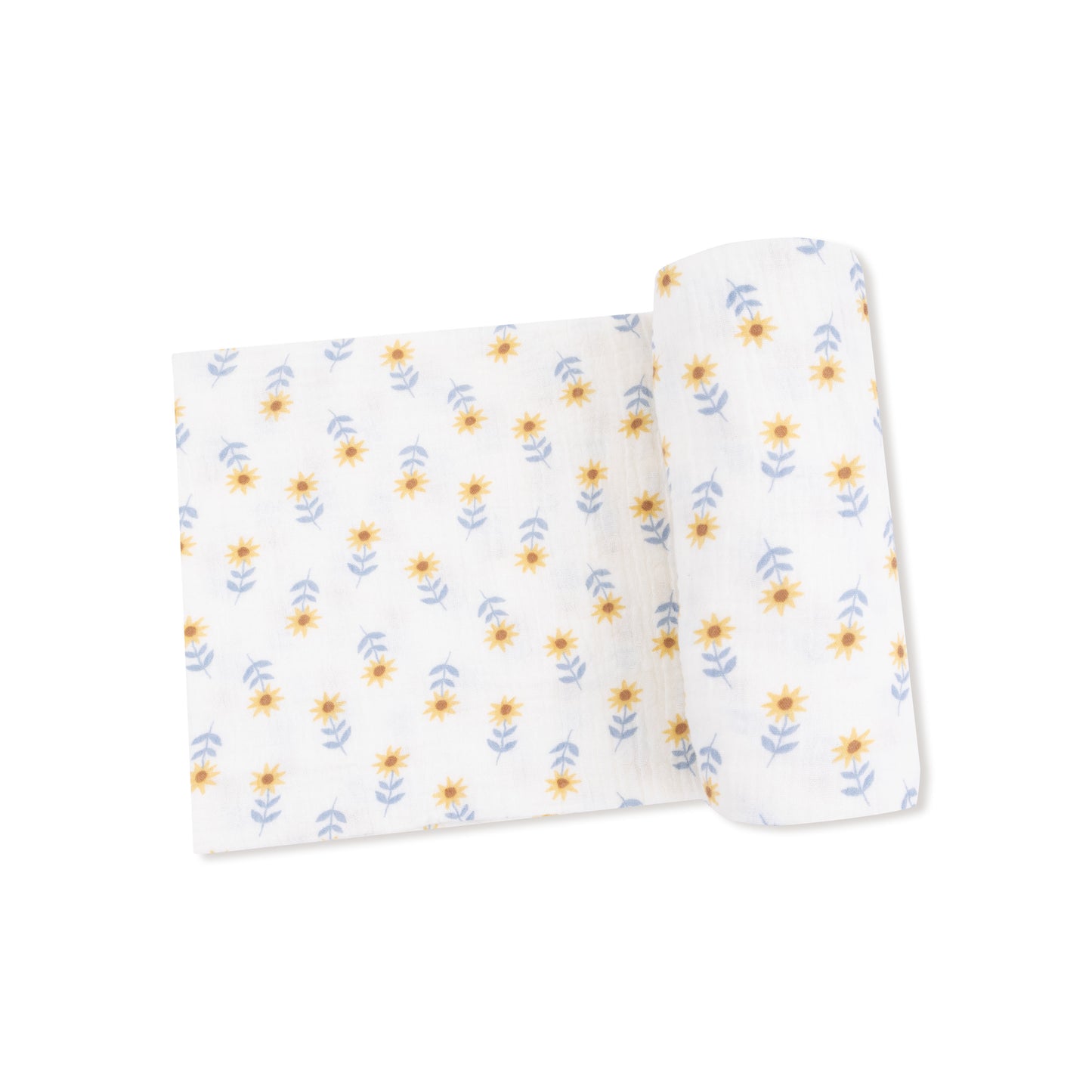 Swaddle Blanket in our  Western Sunflower print from Angel Dear