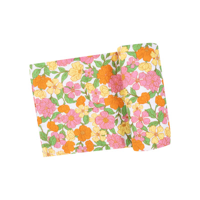 Swaddle Blanket- Botanical Retro Floral