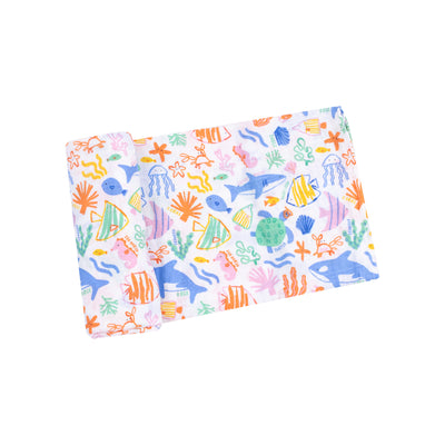 Swaddle Blanket - Colorful Reef