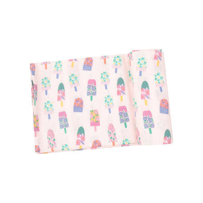 Swaddle Blanket - Floral Popsicles