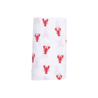 Swaddle Blanket - Lobster Muslin