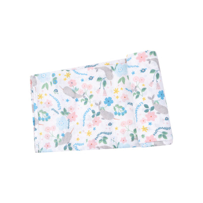 Swaddle Blanket - Narwhal Floral