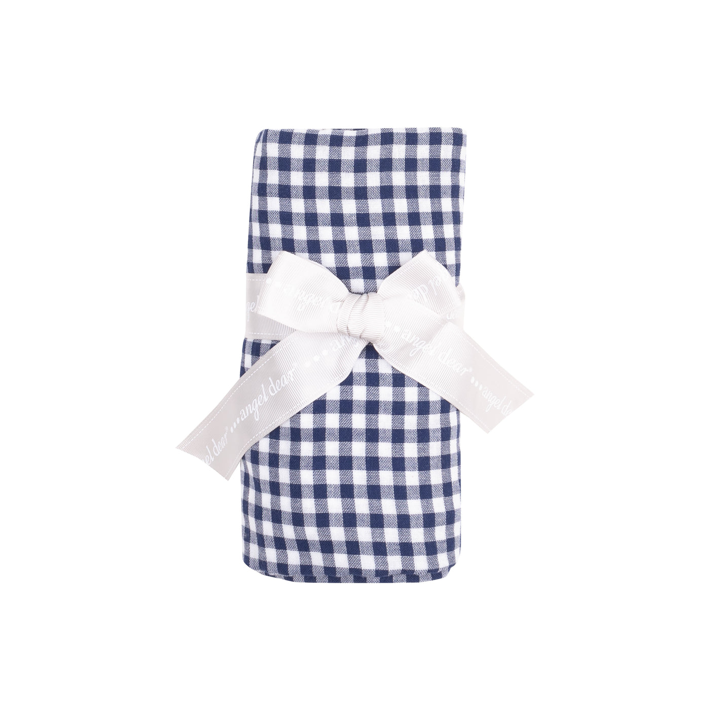 Swaddle Blanket - Navy Gingham