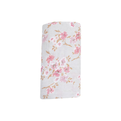 Swaddle Blanket - Pink Phlox Floral