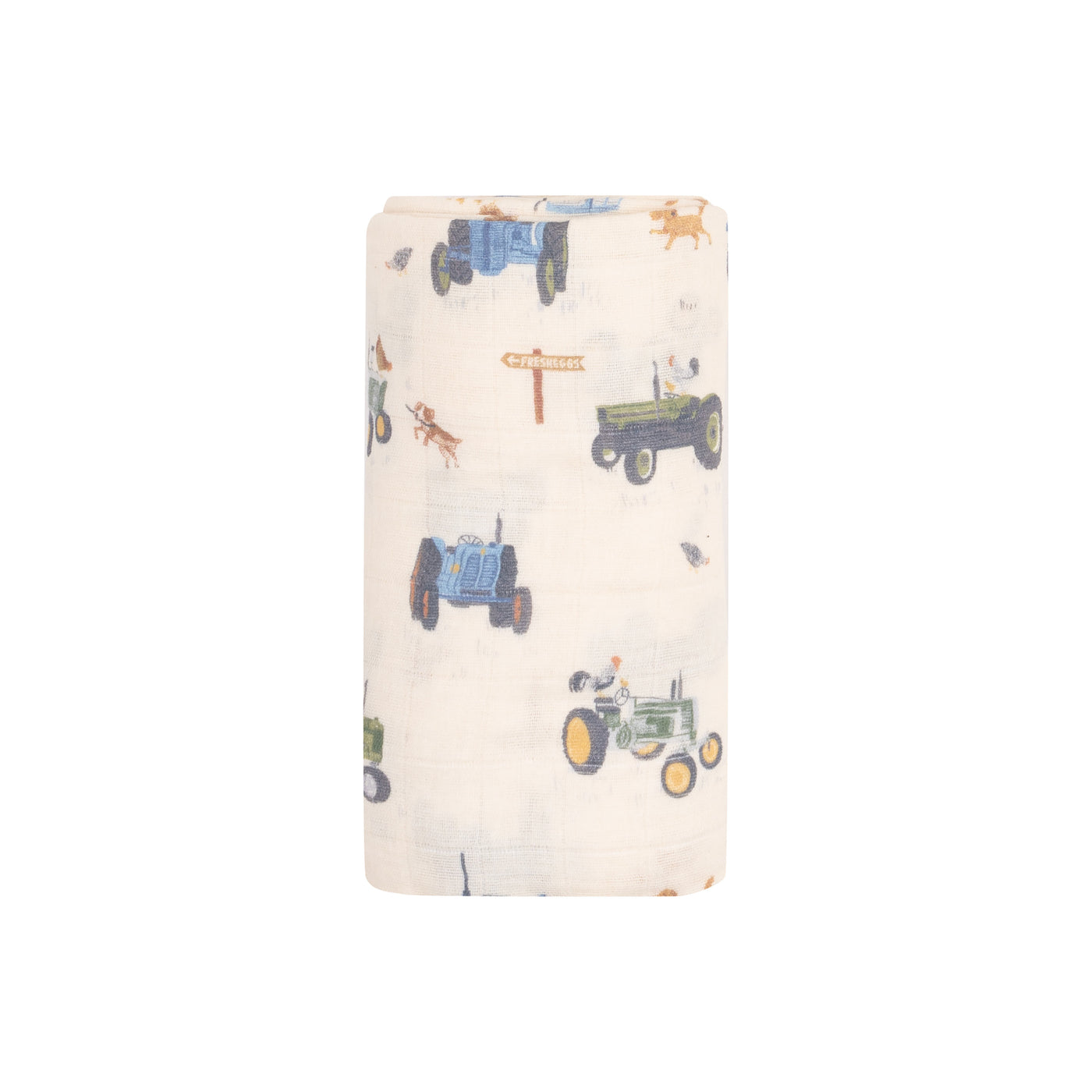 Swaddle Blanket - Tractors And Friends Uni