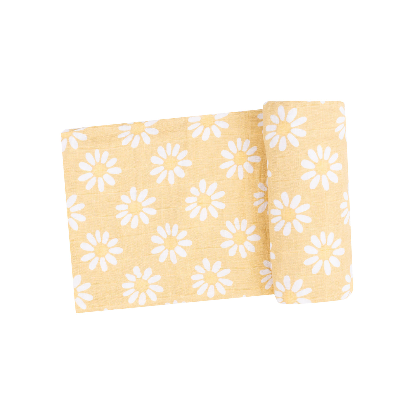 Swaddle Blanket - Yellow Mod Daisy