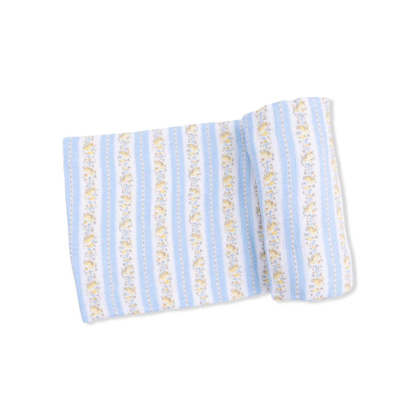 Odalys Floral Stripe - Swaddle Blanket-Angel Dear