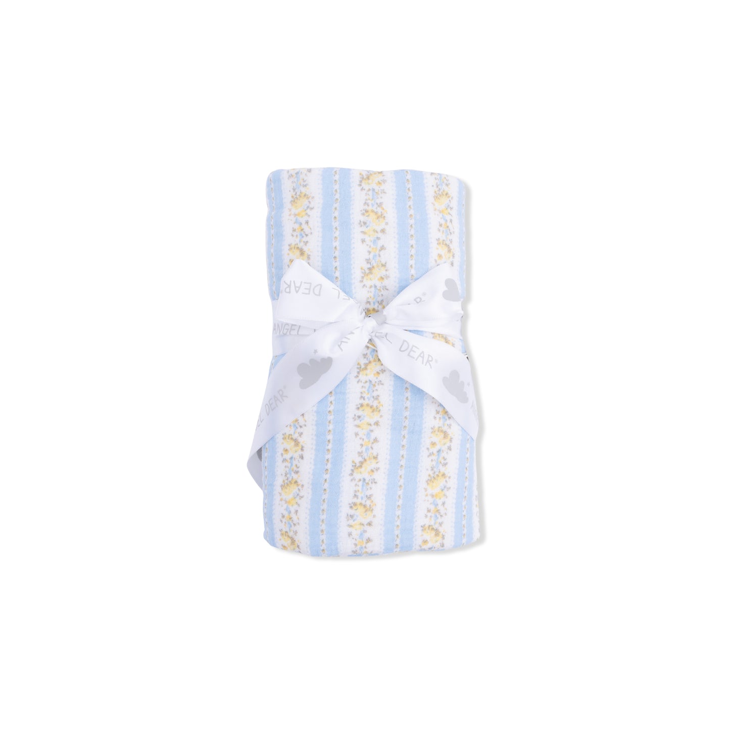 Odalys Floral Stripe - Swaddle Blanket-Angel Dear