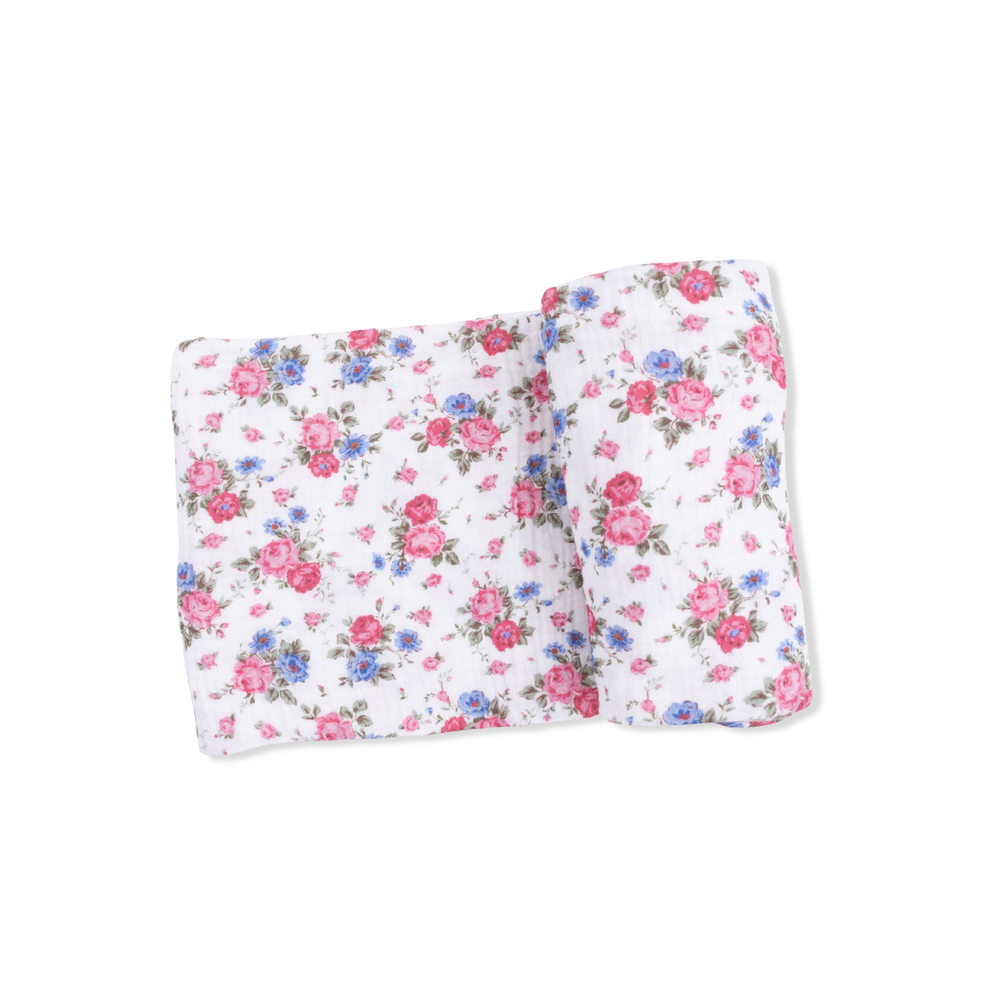 Cabbage Roses - Swaddle Blanket-Angel Dear