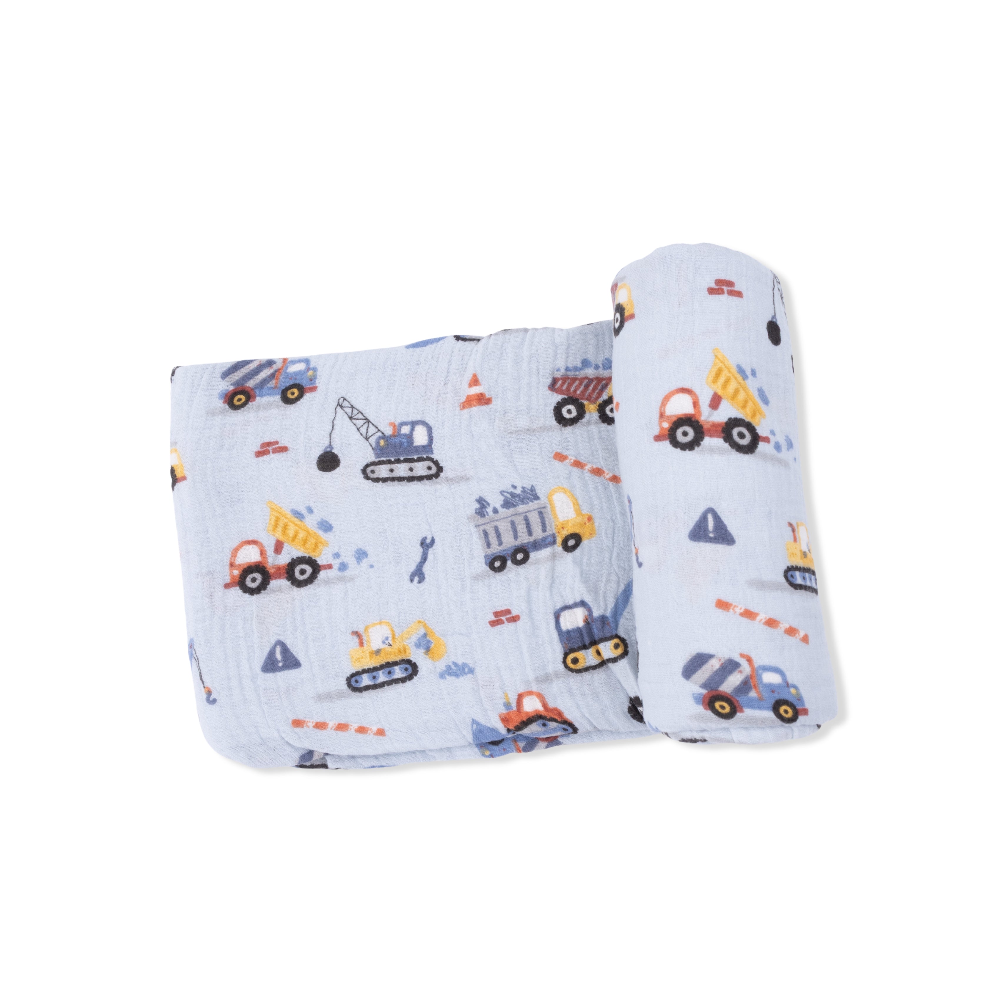 Crayon Construction - Swaddle Blanket-Angel Dear