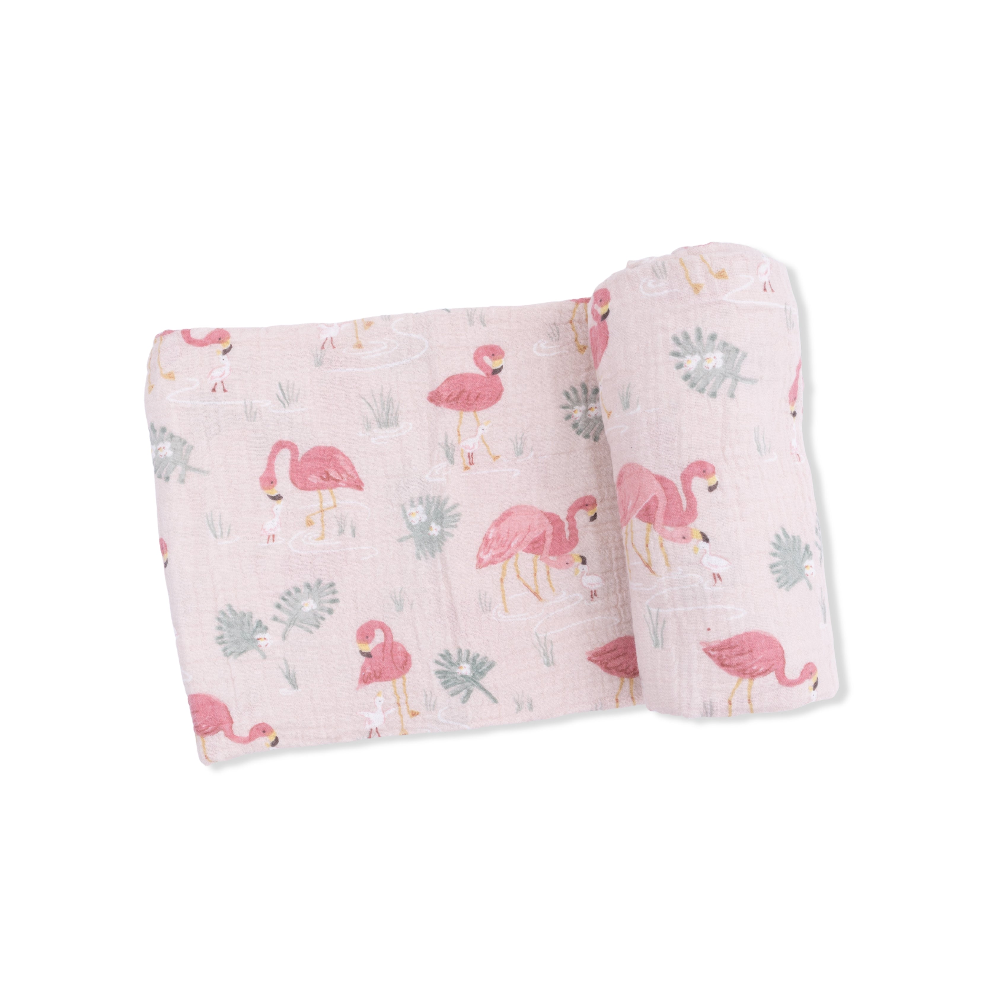 Flamingos - Swaddle Blanket-Angel Dear
