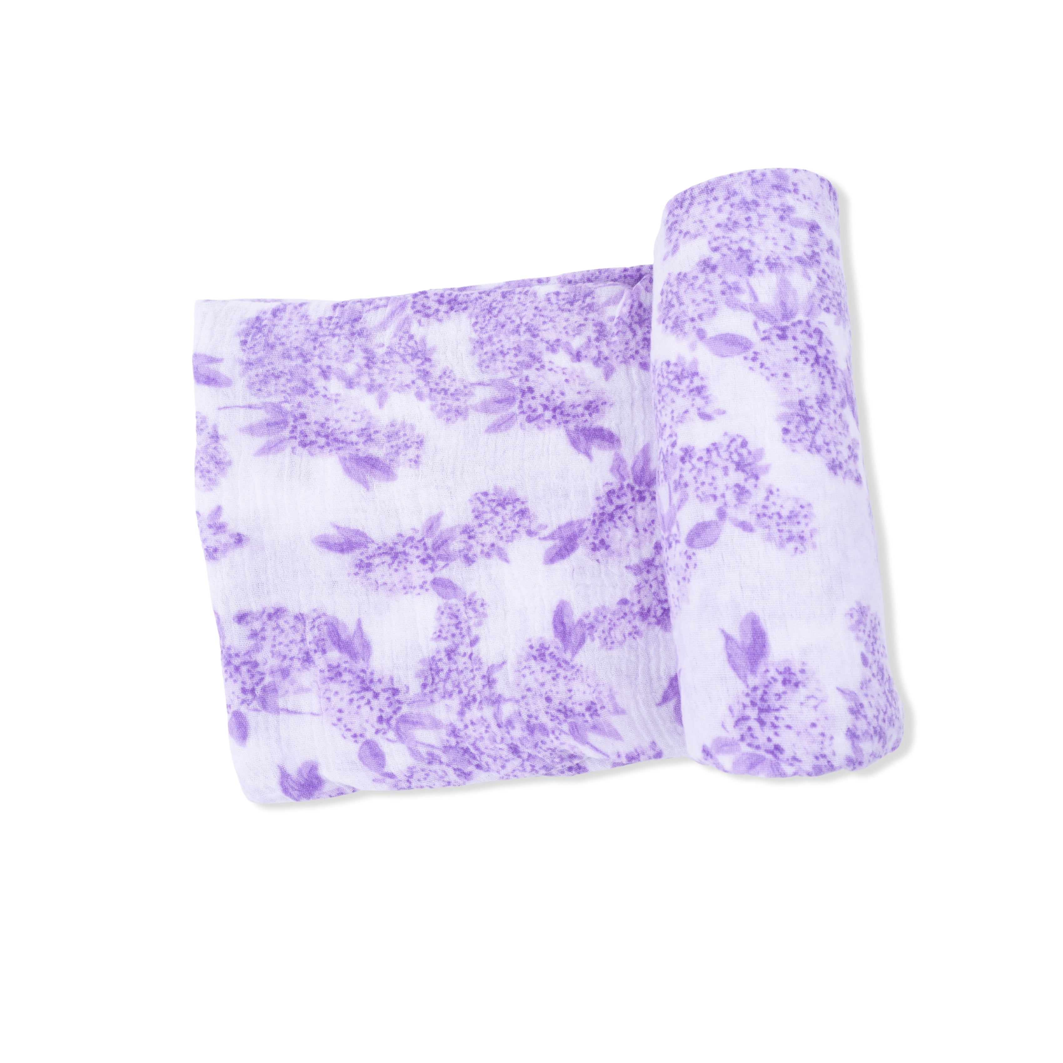 Lilac Floral  - Swaddle Blanket-Angel Dear