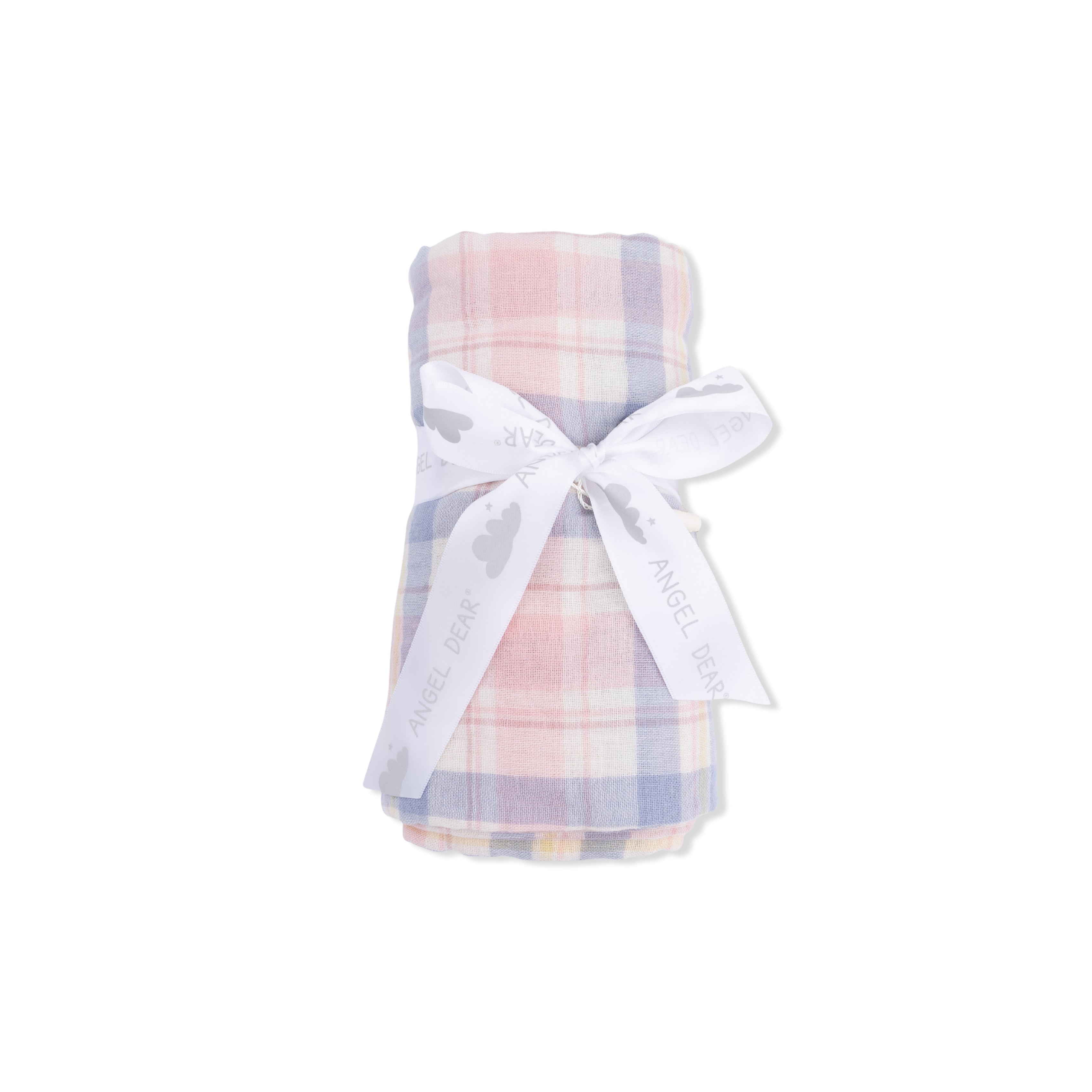 Dusty Plaid - Swaddle Blanket-Angel Dear