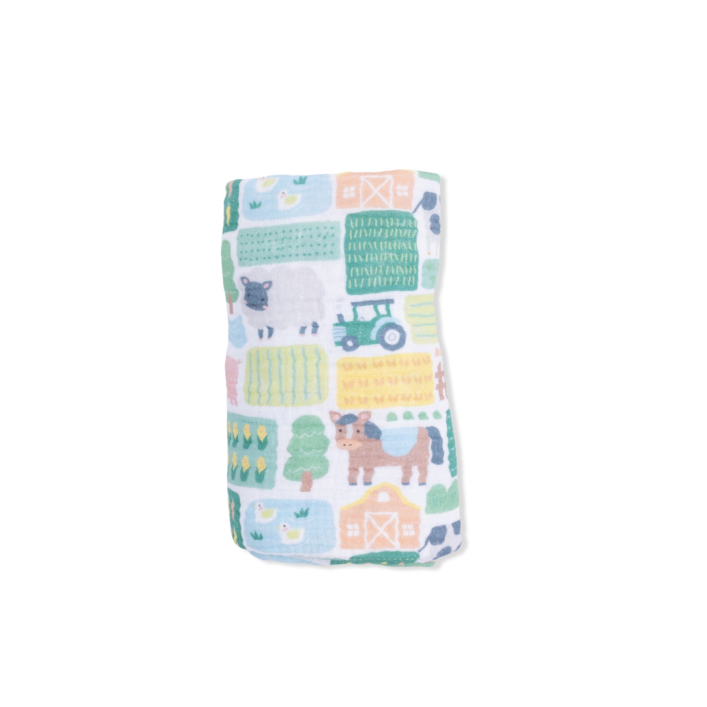 Patchwork Farm - Swaddle Blanket-Angel Dear
