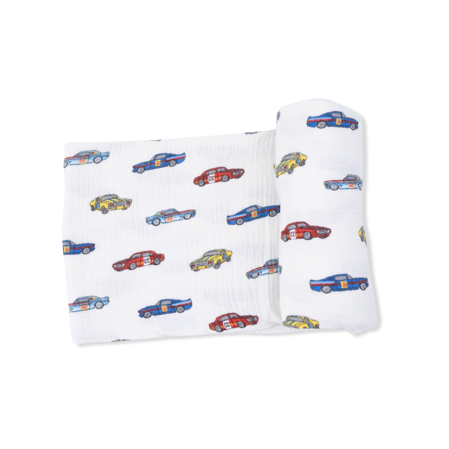 Race Cars - Swaddle Blanket-Angel Dear